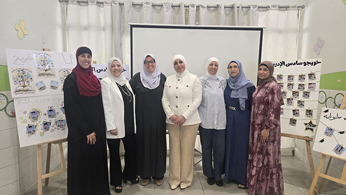 تخريج الفوج الثامن والعشرون في مدرسة المستقبل الابتدائية في جلجولية 